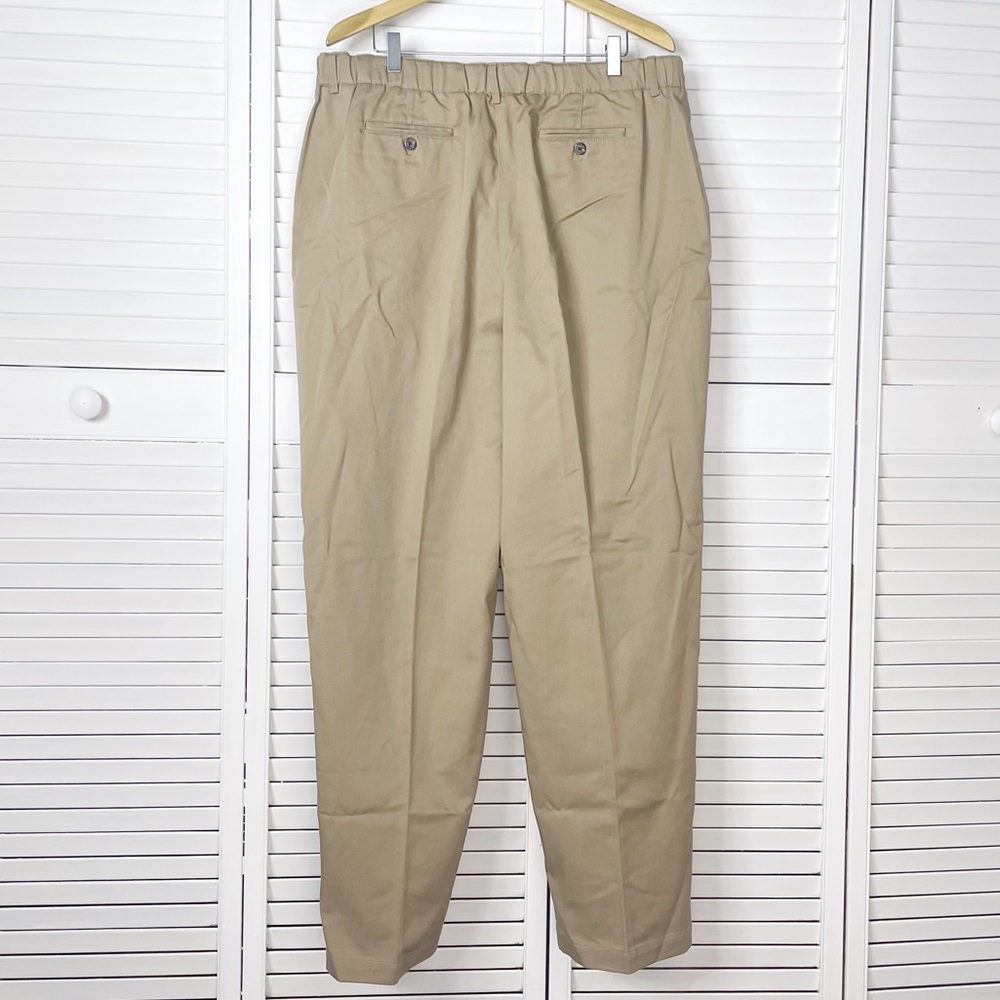 Talbots pleated khaki chinos - Picture 2 of 5